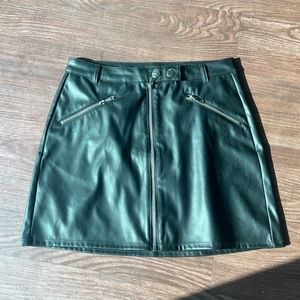 Leather skirt